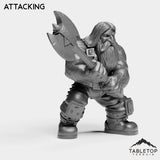 Tabletop Terrain Miniature Dwarf Warrior