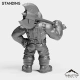 Tabletop Terrain Miniature Dwarf Warrior