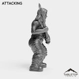 Tabletop Terrain Miniature Dwarf Warrior Female