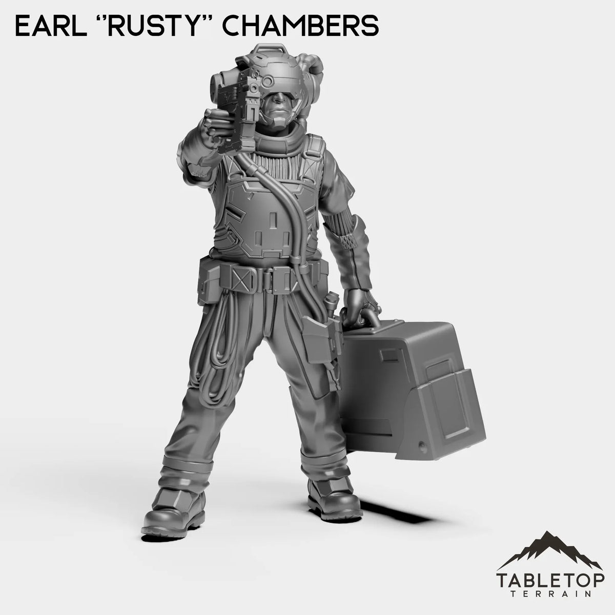 Tabletop Terrain Miniature Earl ''Rusty'' Chambers
