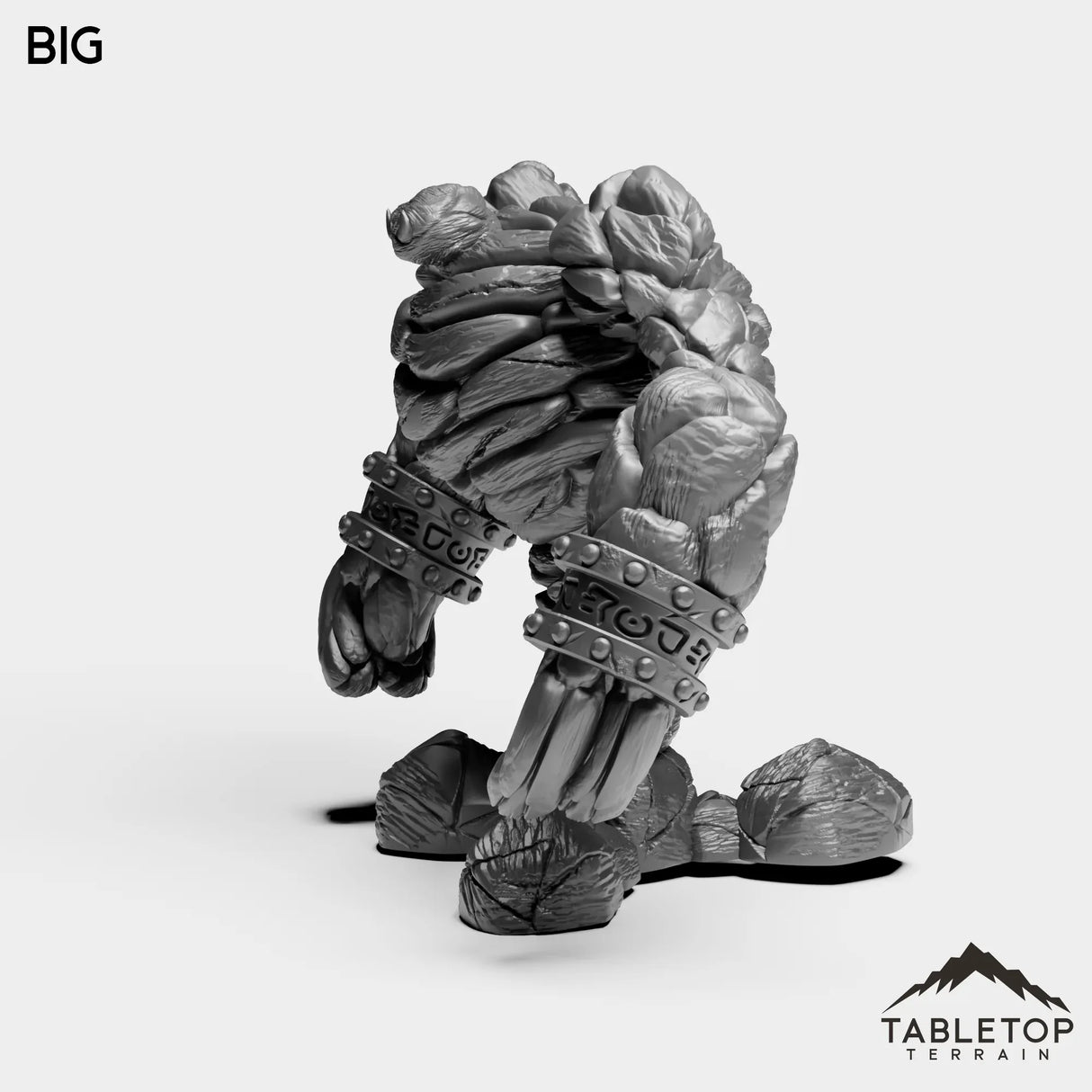 Tabletop Terrain Miniature Earth Elemental Boss