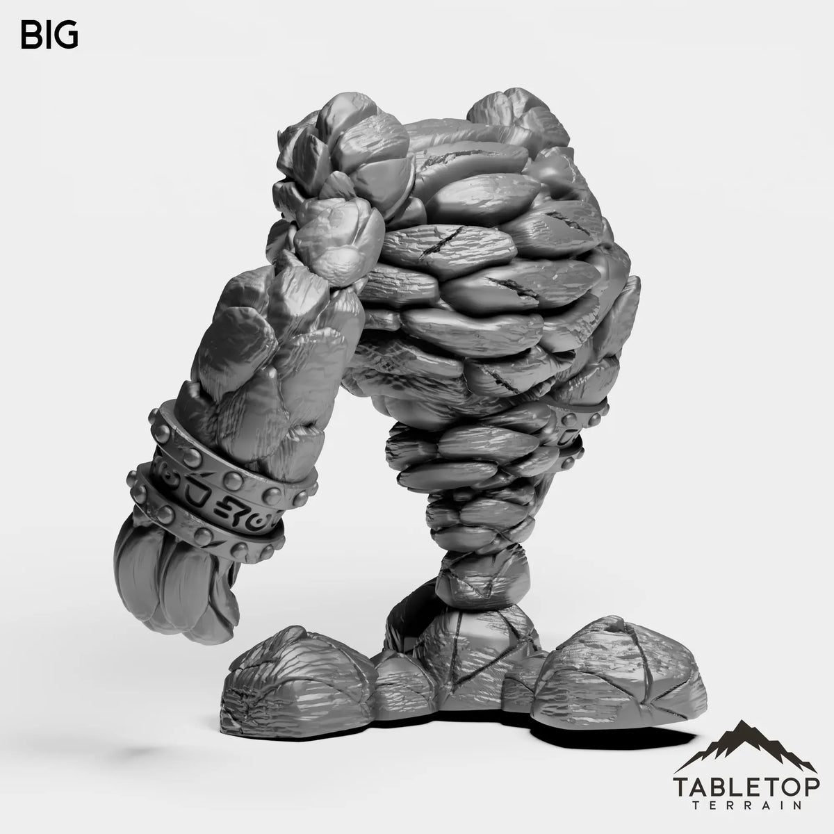 Tabletop Terrain Miniature Earth Elemental Boss