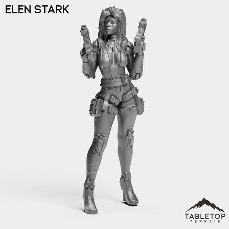 Tabletop Terrain Miniature Elen Stark - Bomber Girls