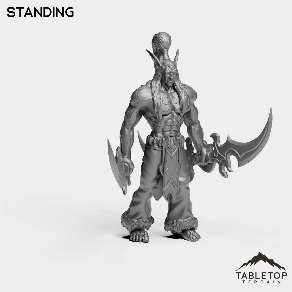 Tabletop Terrain Miniature Elf Demon Hunter