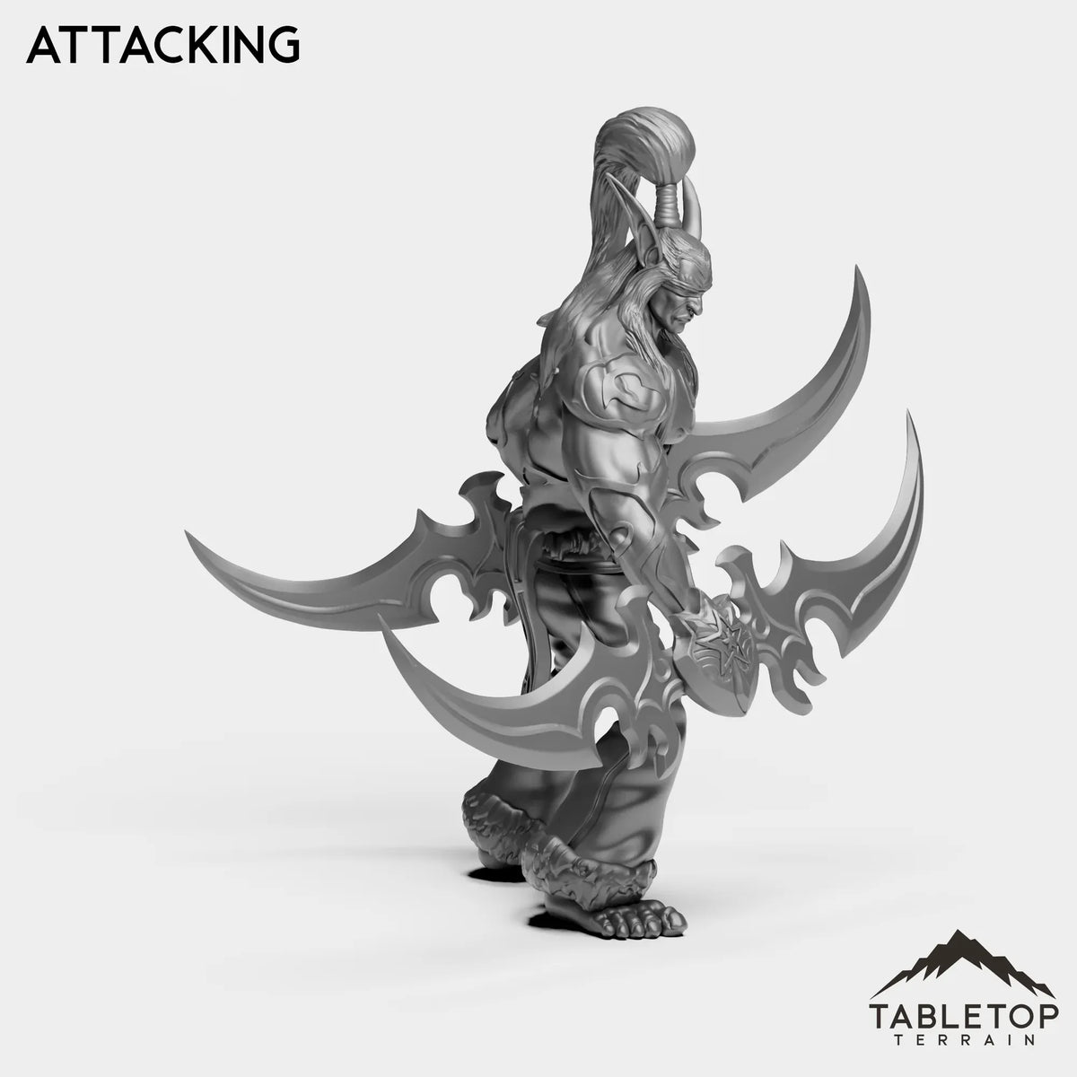 Tabletop Terrain Miniature Elf Demon Hunter