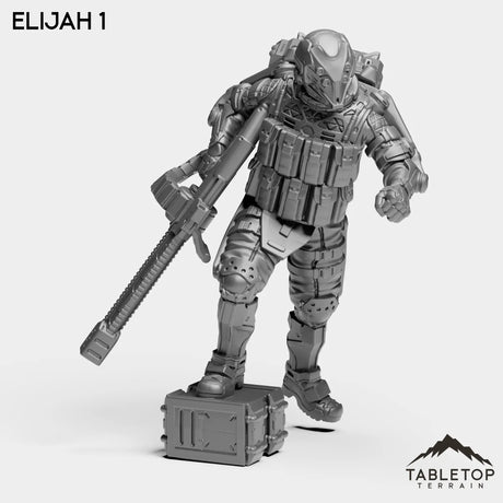 Tabletop Terrain Miniature Elijah 1 Elijah - Black Stone Commandos