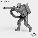 Tabletop Terrain Miniature Elijah 2 Elijah - Black Stone Commandos