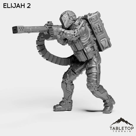 Tabletop Terrain Miniature Elijah 2 Elijah - Black Stone Commandos