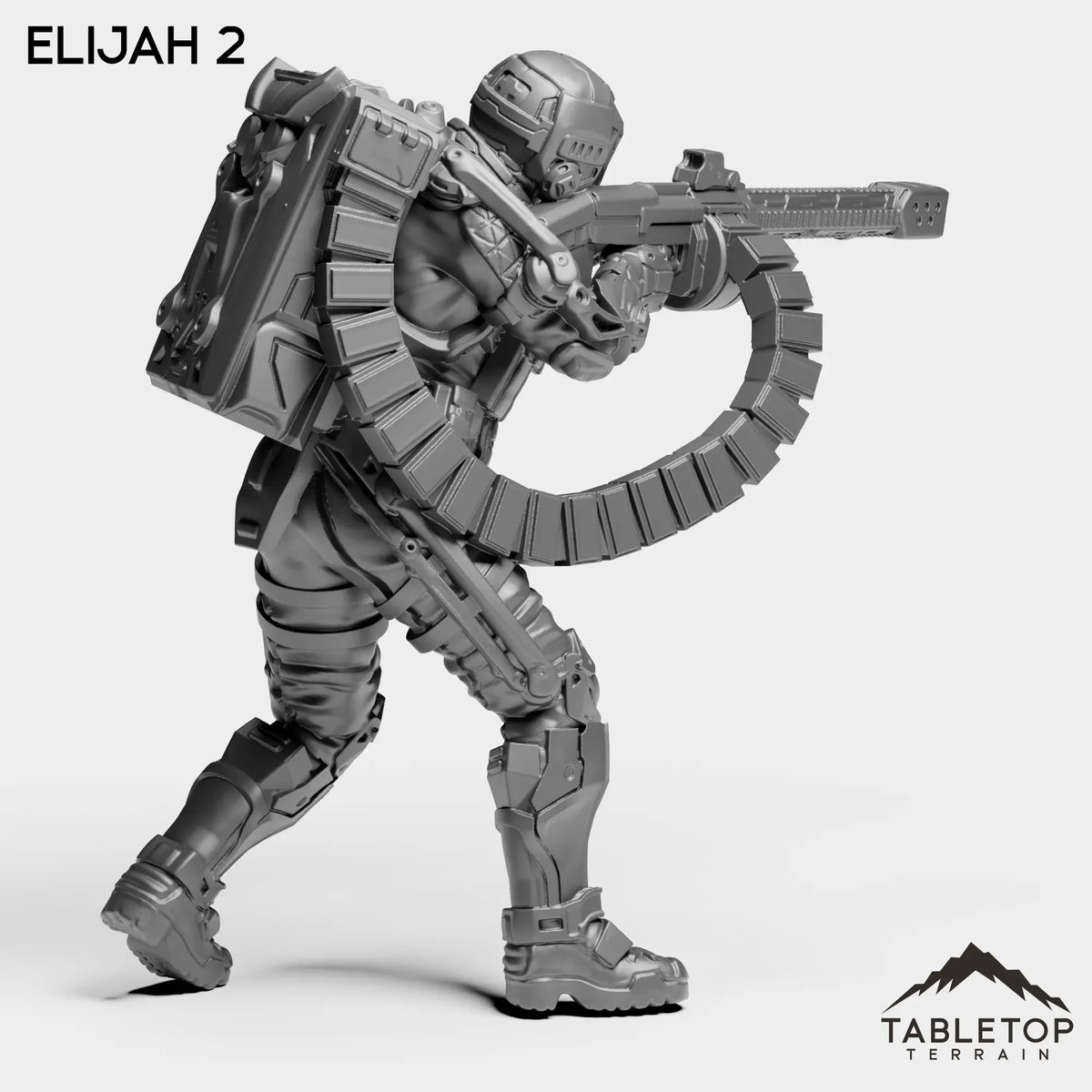 Tabletop Terrain Miniature Elijah - Black Stone Commandos