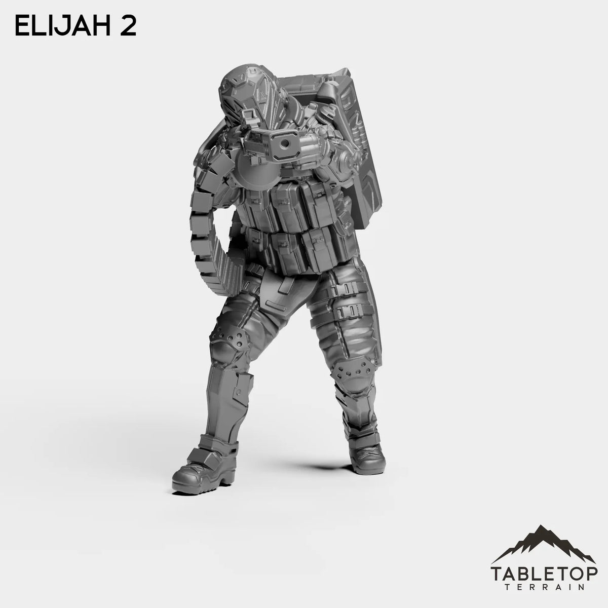 Tabletop Terrain Miniature Elijah - Black Stone Commandos
