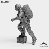 Tabletop Terrain Miniature Elijah - Black Stone Commandos
