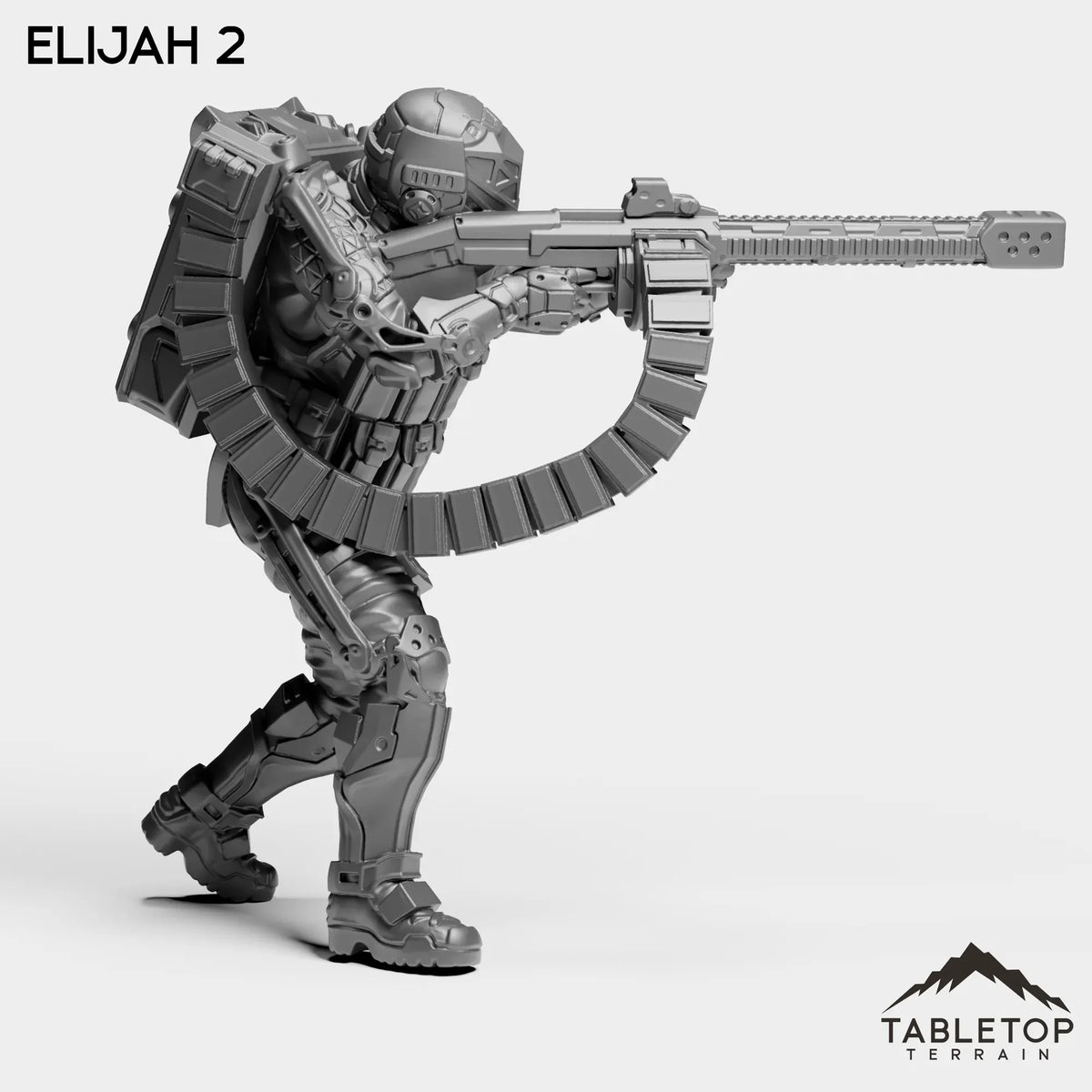 Tabletop Terrain Miniature Elijah - Black Stone Commandos