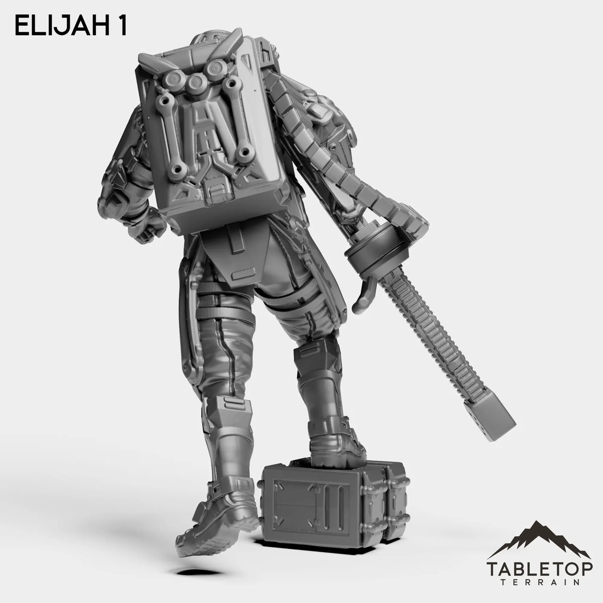 Tabletop Terrain Miniature Elijah - Black Stone Commandos