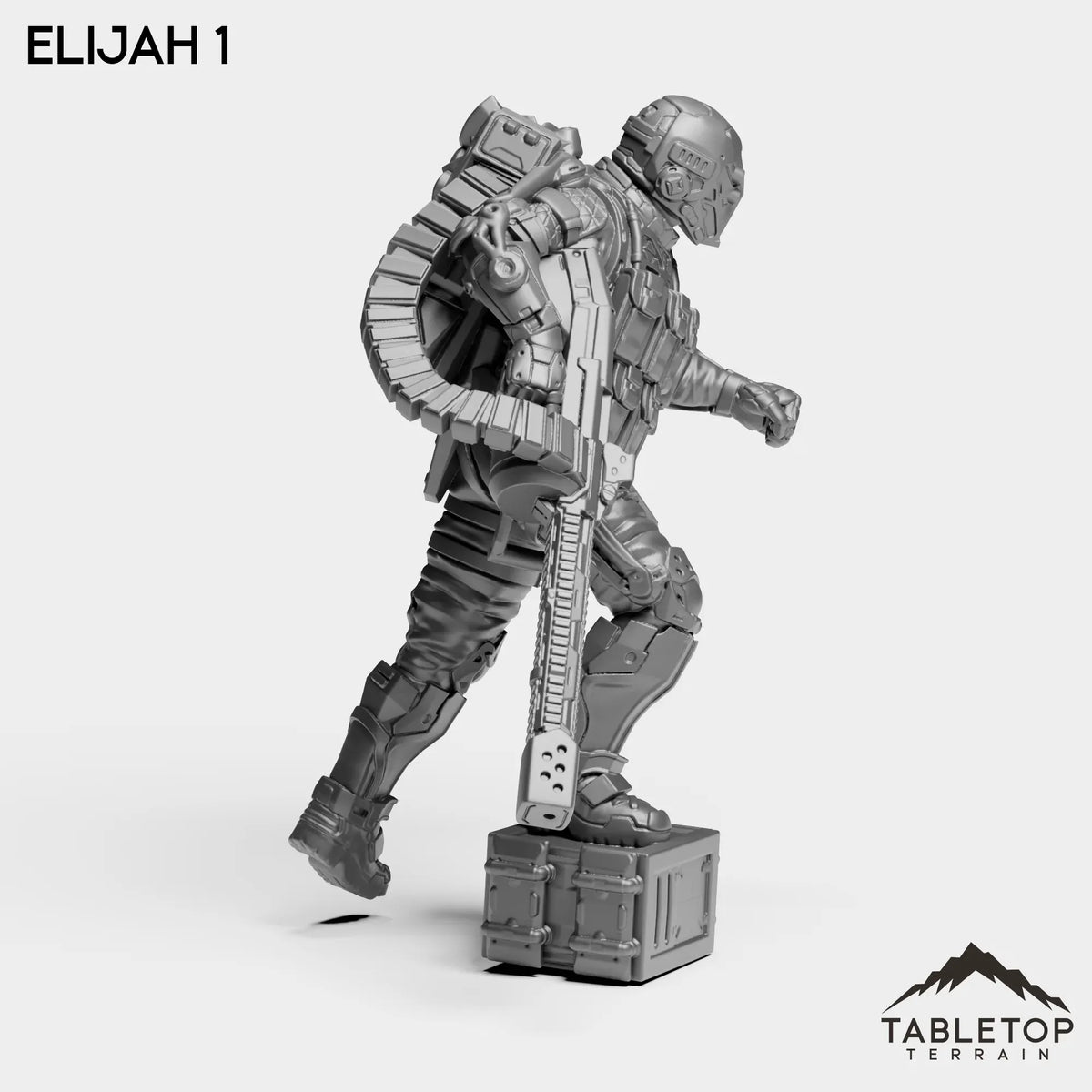 Tabletop Terrain Miniature Elijah - Black Stone Commandos