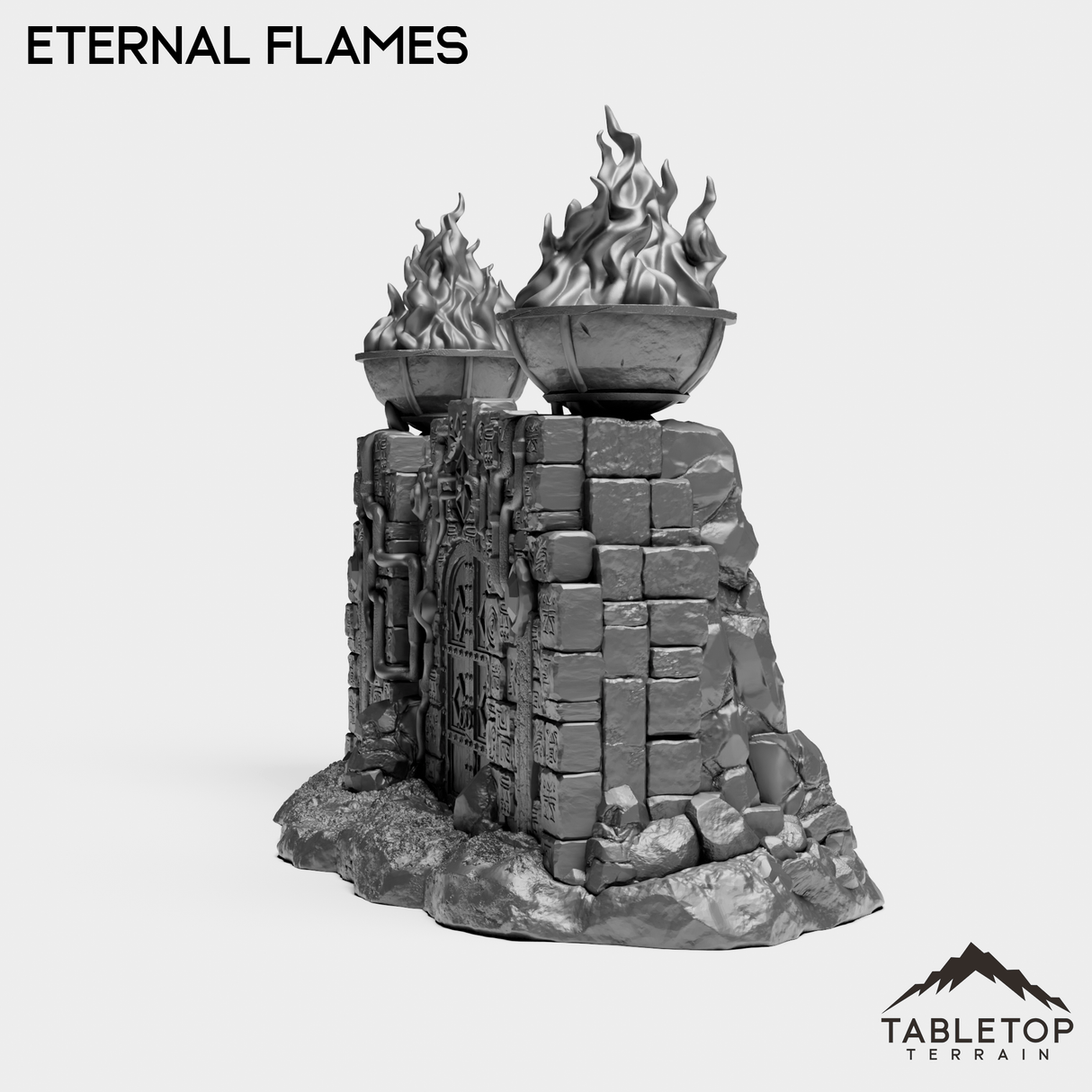 Tabletop Terrain Miniature Eternal Flames