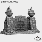 Tabletop Terrain Miniature Eternal Flames