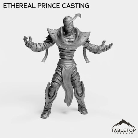 Tabletop Terrain Miniature Ethereal Prince Casting Ethereal Prince