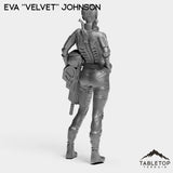 Tabletop Terrain Miniature Eva Velvet - Black Stone Commandos