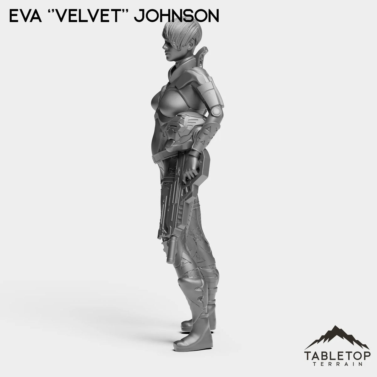 Tabletop Terrain Miniature Eva Velvet - Black Stone Commandos
