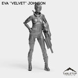 Tabletop Terrain Miniature Eva Velvet - Black Stone Commandos