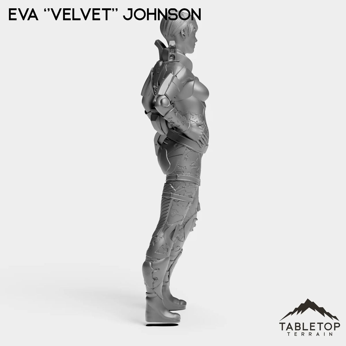 Tabletop Terrain Miniature Eva Velvet - Black Stone Commandos