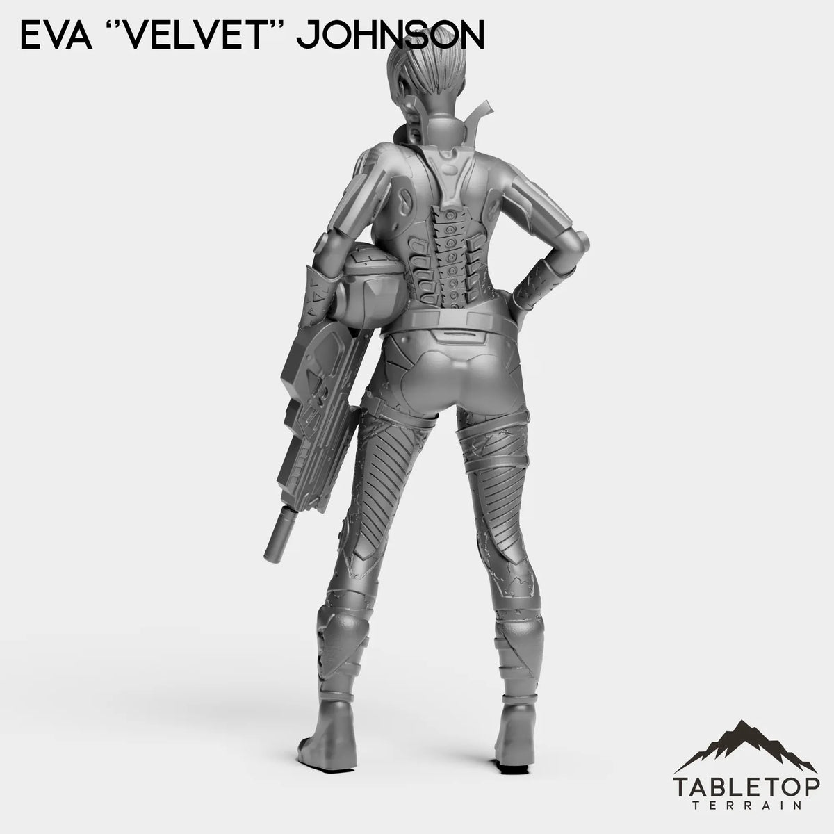 Tabletop Terrain Miniature Eva Velvet - Black Stone Commandos