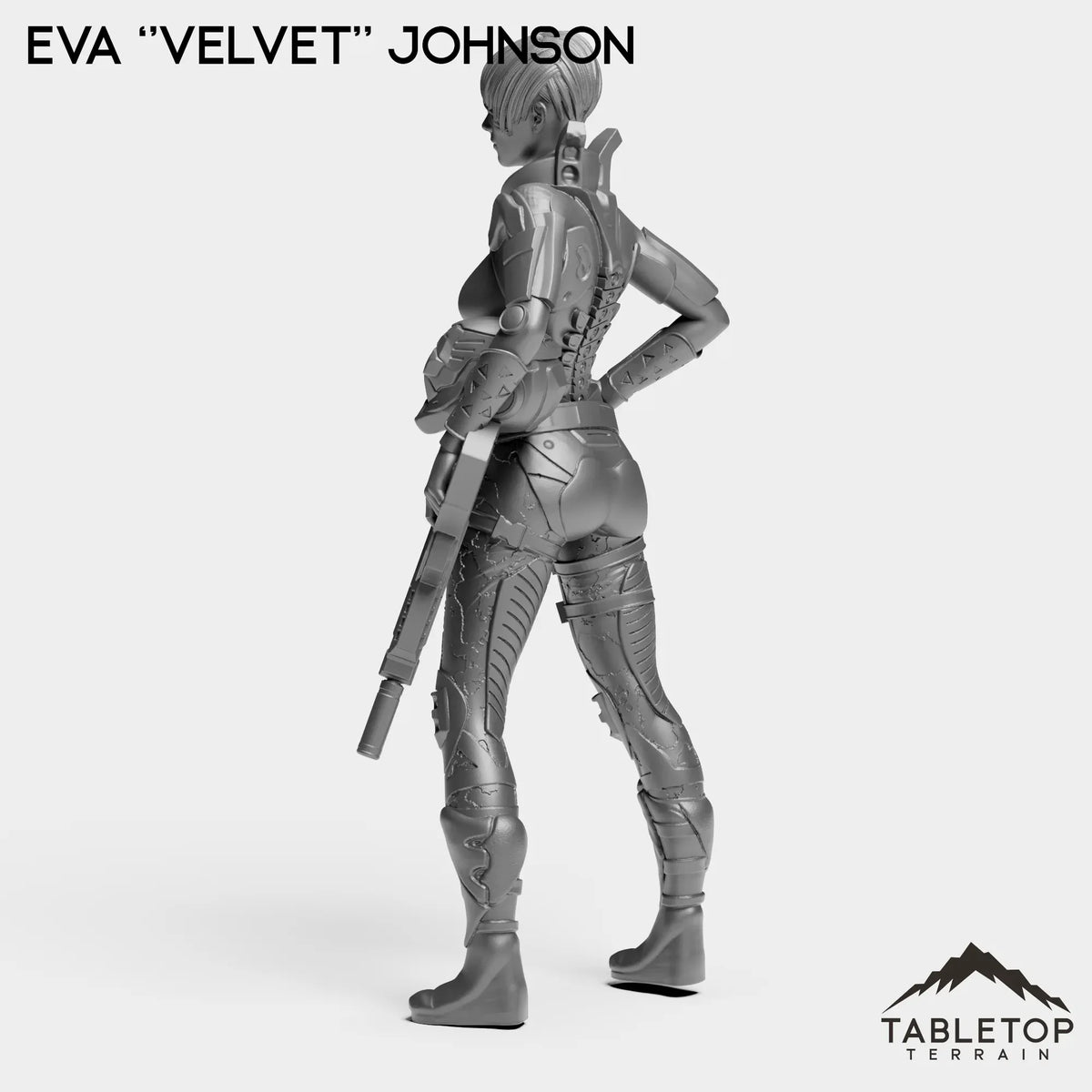 Tabletop Terrain Miniature Eva Velvet - Black Stone Commandos