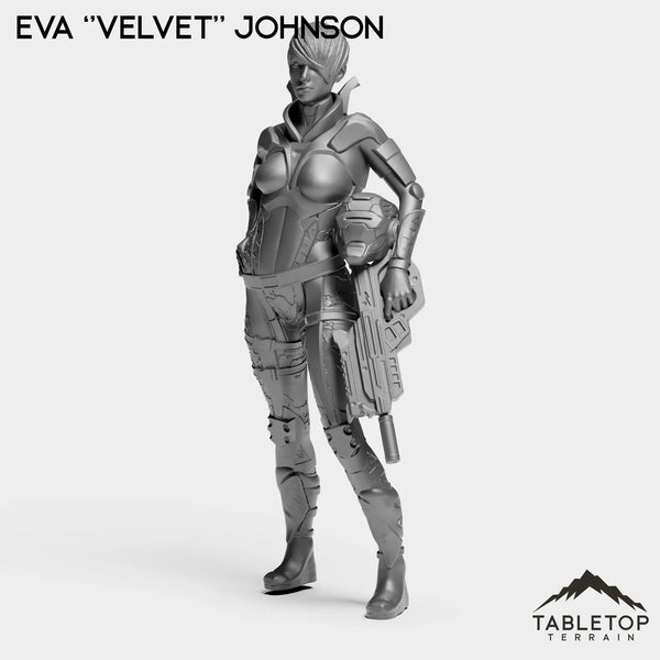 Tabletop Terrain Miniature Eva Velvet - Black Stone Commandos