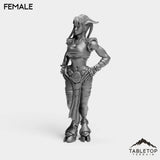 Tabletop Terrain Miniature Exiled Female