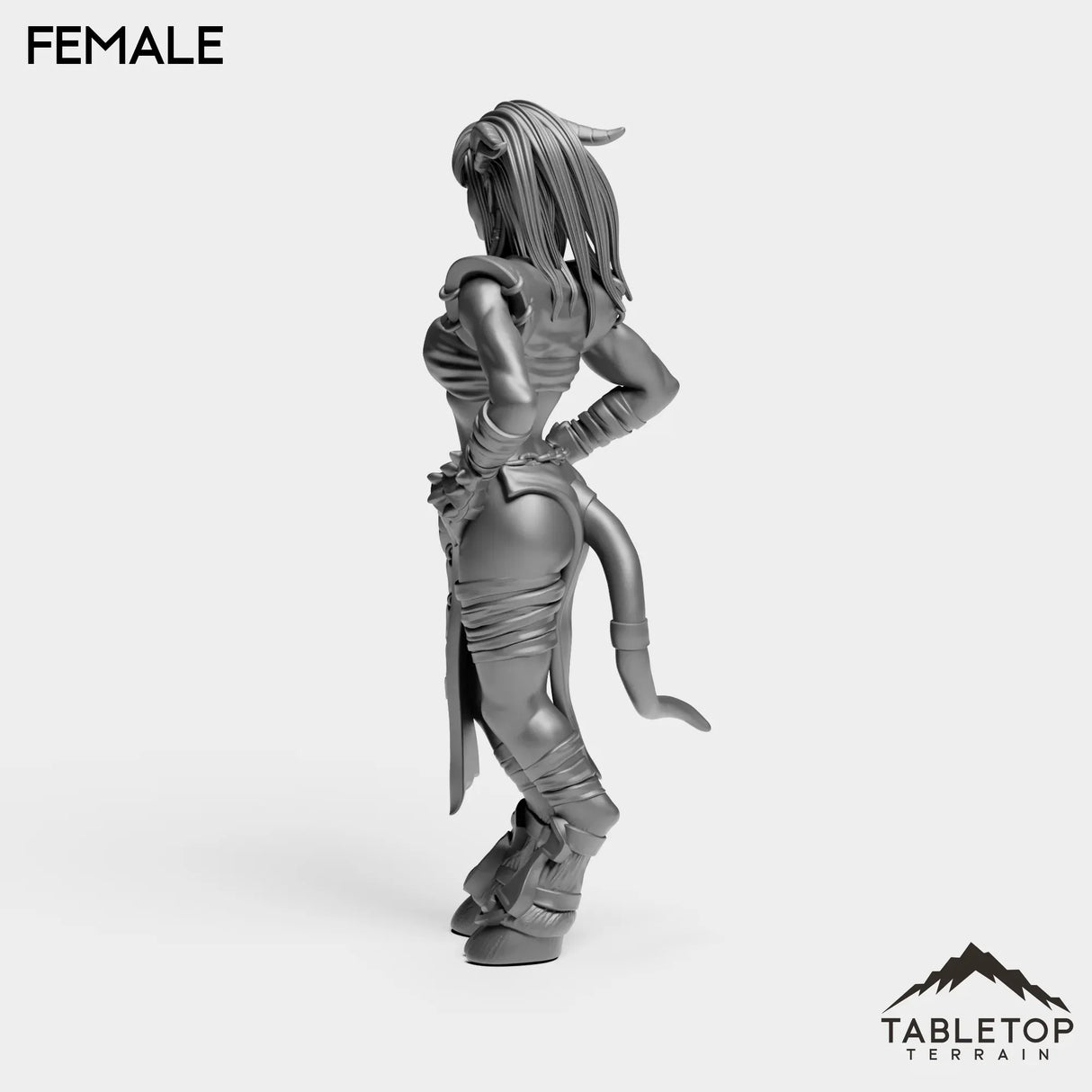 Tabletop Terrain Miniature Exiled Female