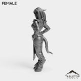 Tabletop Terrain Miniature Exiled Female