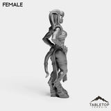 Tabletop Terrain Miniature Exiled Female