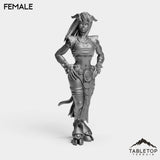 Tabletop Terrain Miniature Exiled Female