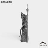 Tabletop Terrain Miniature Exiled Mage Female