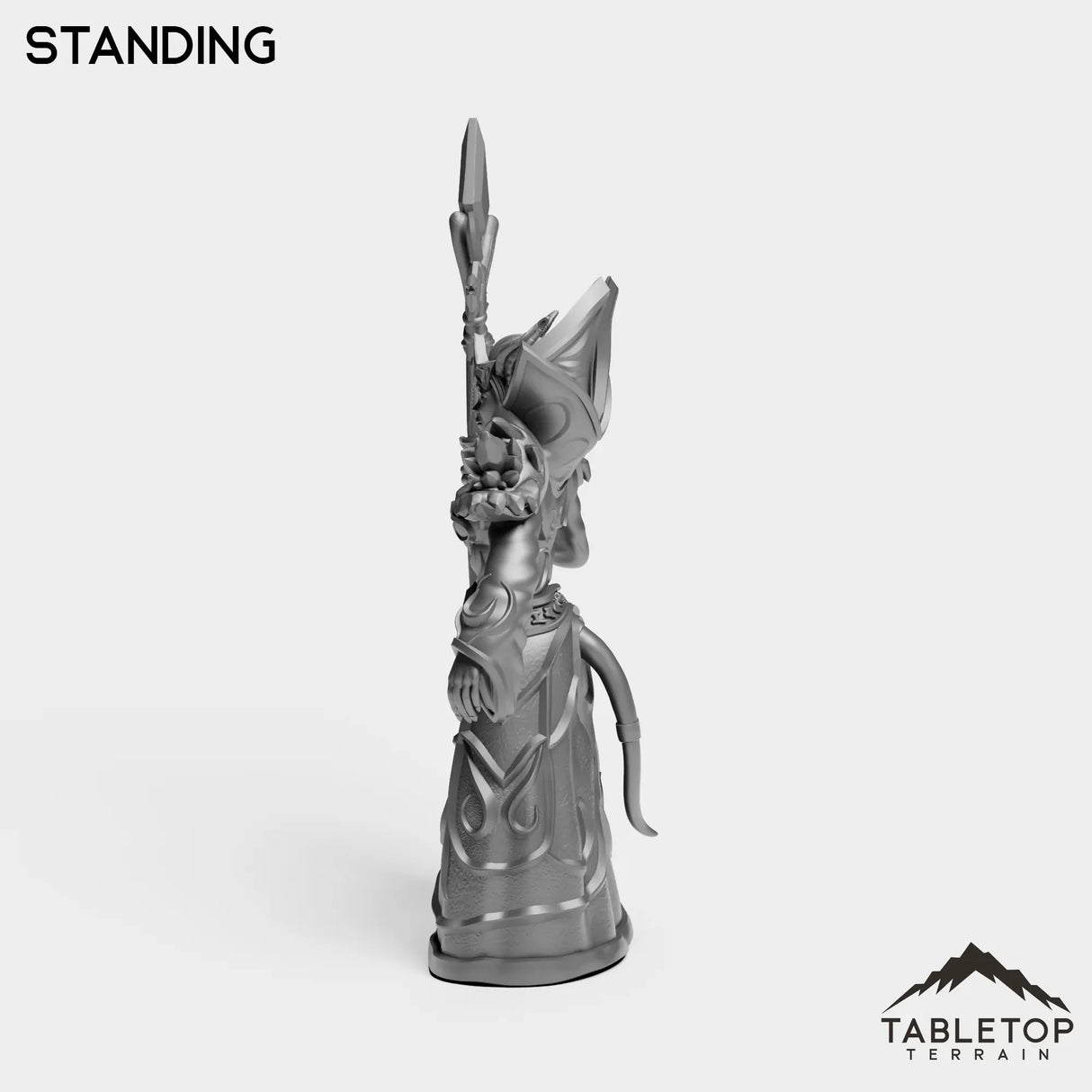 Tabletop Terrain Miniature Exiled Mage Female