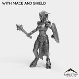 Tabletop Terrain Miniature Exiled Shaman Female
