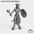 Tabletop Terrain Miniature Exiled Shaman Female