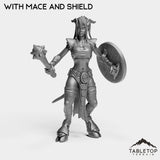 Tabletop Terrain Miniature Exiled Shaman Female