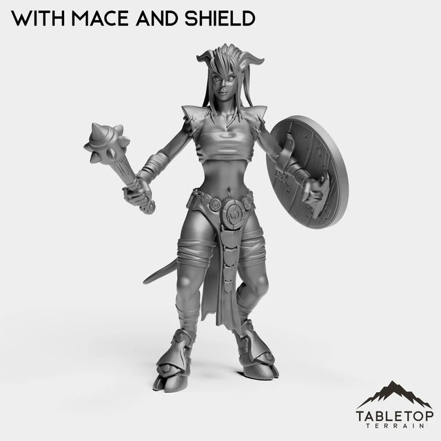 Tabletop Terrain Miniature Exiled Shaman Female