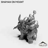 Tabletop Terrain Miniature Exiled Shaman on Mount