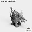 Tabletop Terrain Miniature Exiled Shaman on Mount