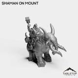 Tabletop Terrain Miniature Exiled Shaman on Mount