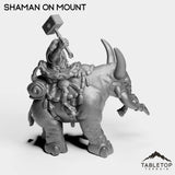 Tabletop Terrain Miniature Exiled Shaman on Mount