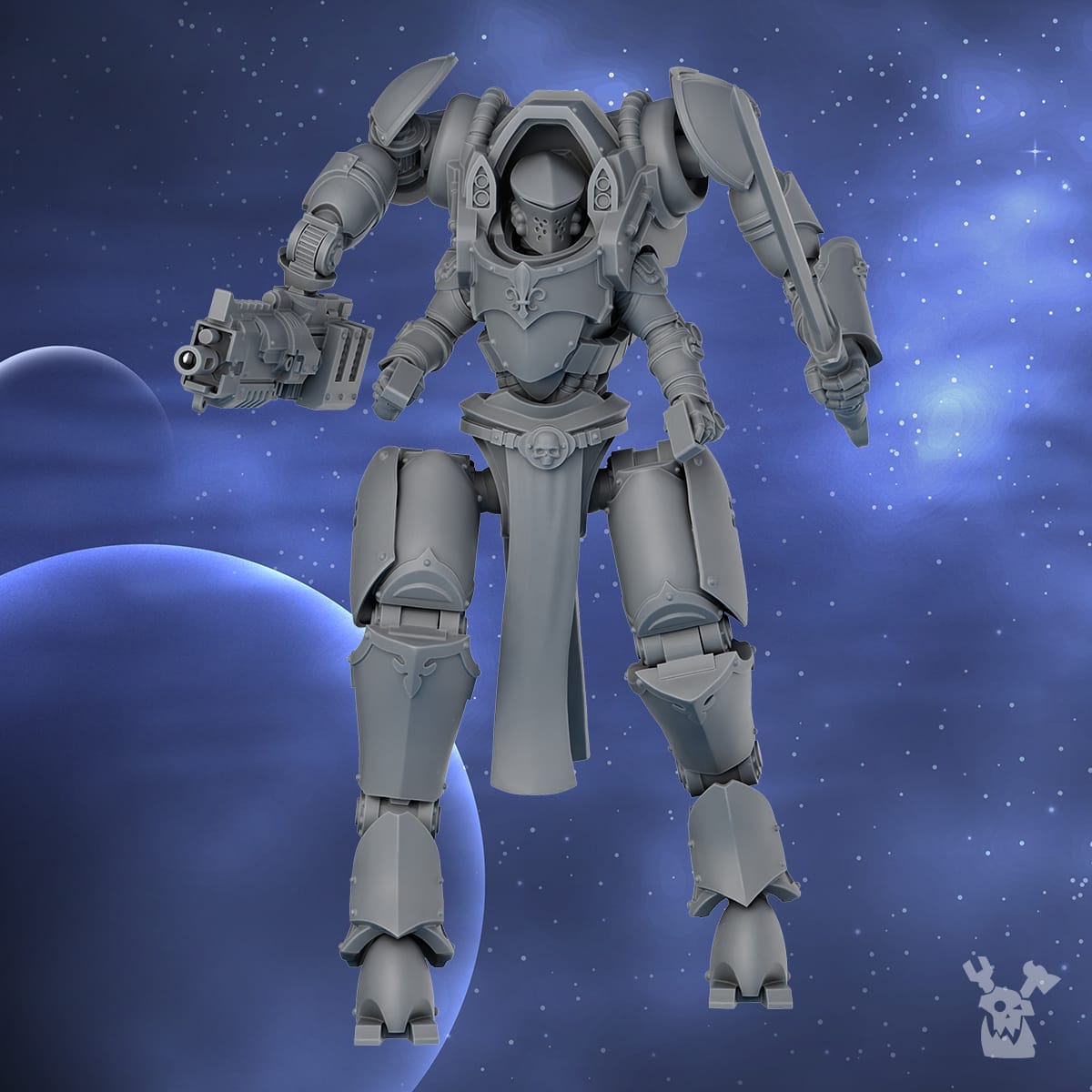 Tabletop Terrain Miniature Exosuit squad