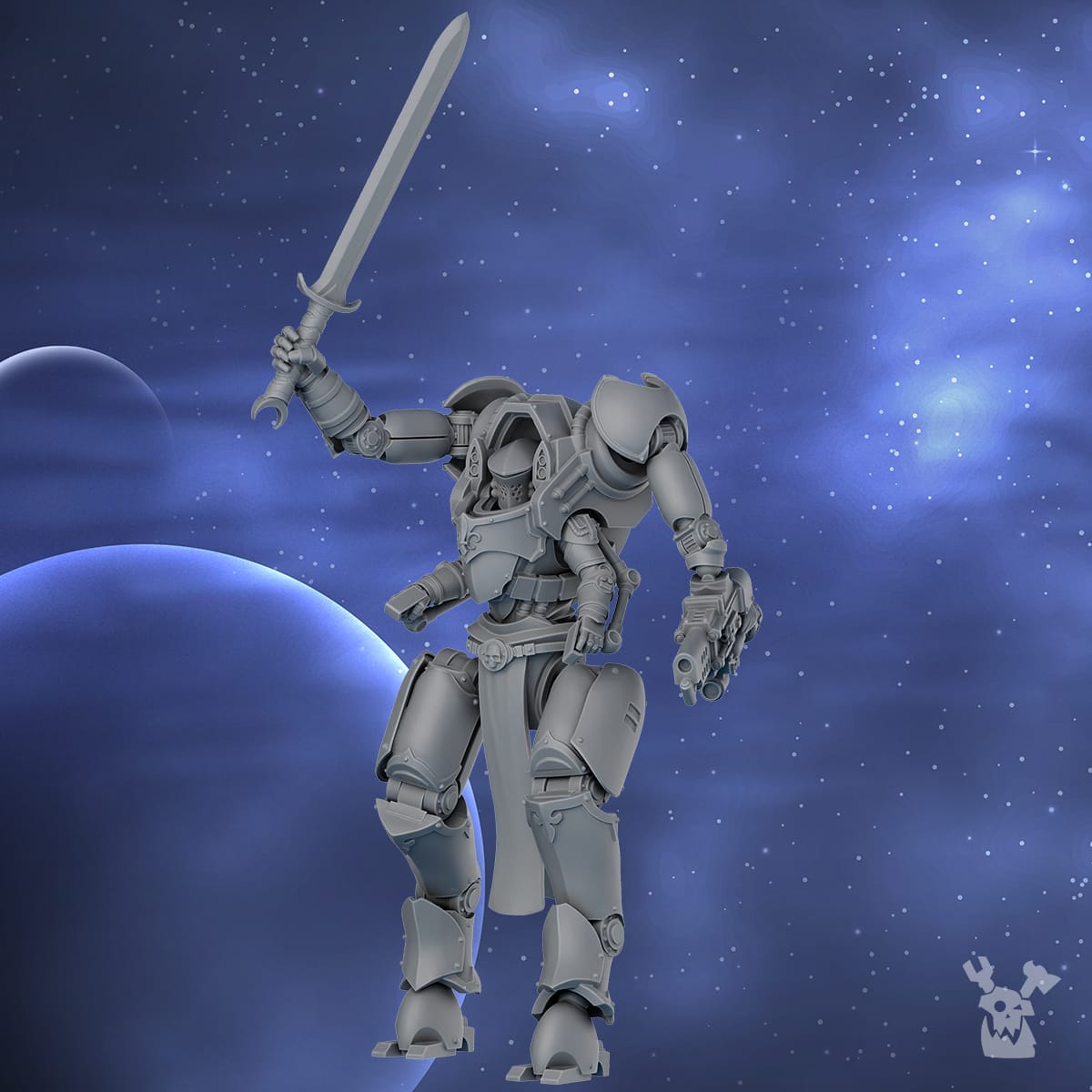 Tabletop Terrain Miniature Exosuit squad