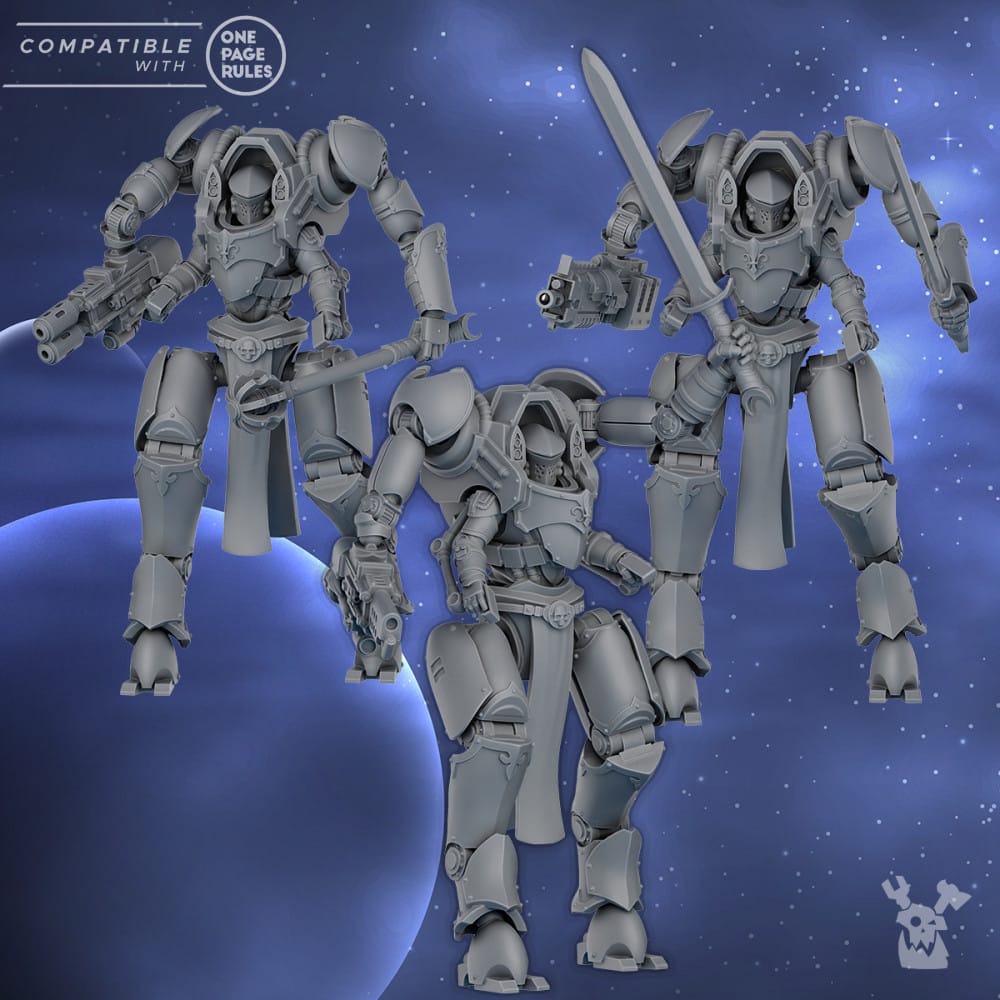 Tabletop Terrain Miniature Exosuit squad