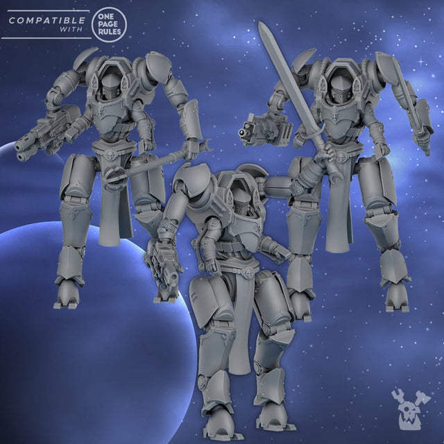 Tabletop Terrain Miniature Exosuit squad