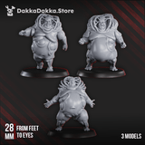 Tabletop Terrain Miniature Exploguts Squad (x3)