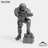 Tabletop Terrain Miniature Falcon - Black Stone Commandos