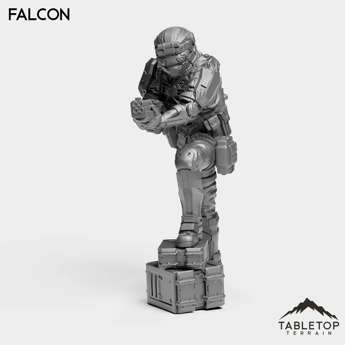 Tabletop Terrain Miniature Falcon - Black Stone Commandos